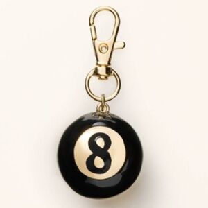 Kate Spade x Target 8 Ball Bag Charm/Keychain - NEW w/tags - Limited Edition